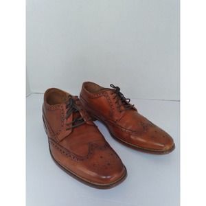 Leather Wingtip Brogue Dress Shoes Oxford Business Casual‎